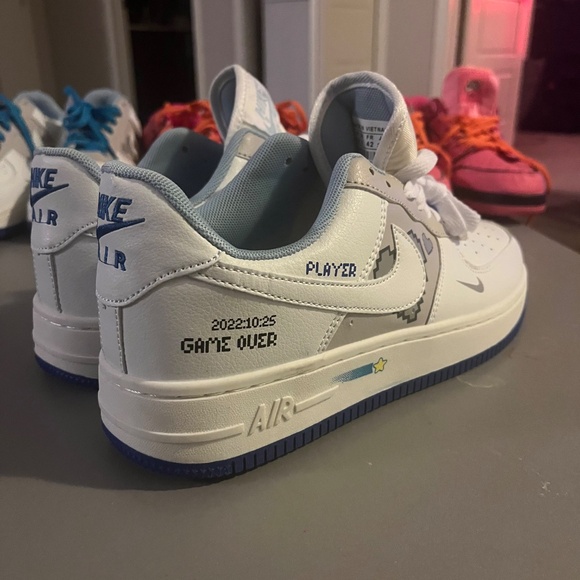 New Nike Air Force 1 "Gamer" sneakers. Low, Size: 7 - Picture 4 of 6